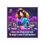 Thumbnail: Retro Statement Square Magnet - 'My Weight is None of Your Business!'
