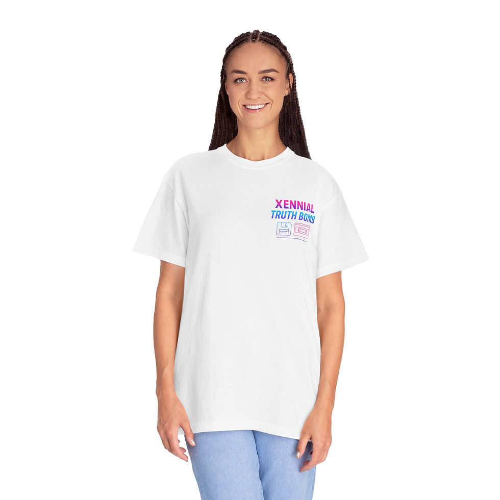 Thumbnail: Xennial Truth Bomb Tee - Lisa Frank Fan Edition