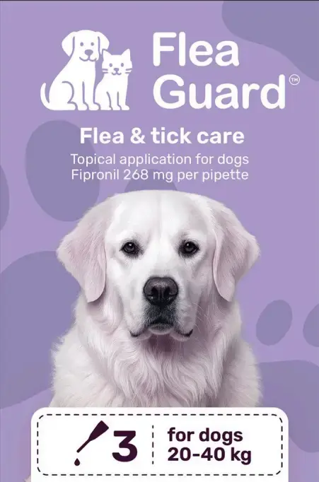 Thumbnail: Flea Guard Spot-On for Large Dogs (20–40kg)