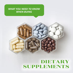 What you need to know when buying dietary supplements