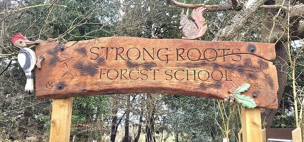 Strong Roots Forest School entrance