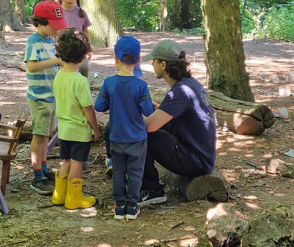 kids in forest school