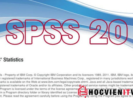 Trình tự các bước tiến hành cài đặt ứng dụng SPSS 20 full crack