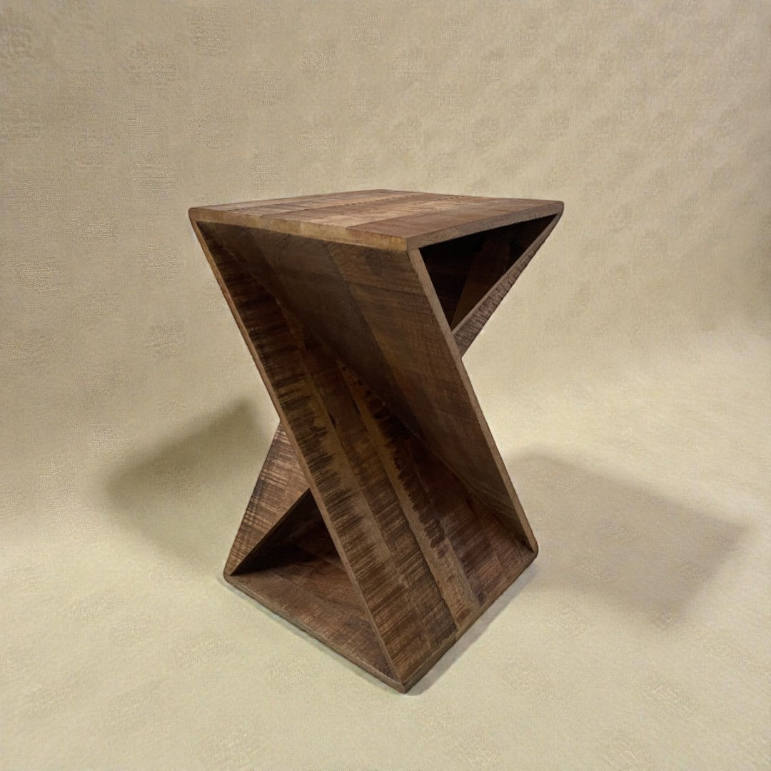 Z wood End Side Table