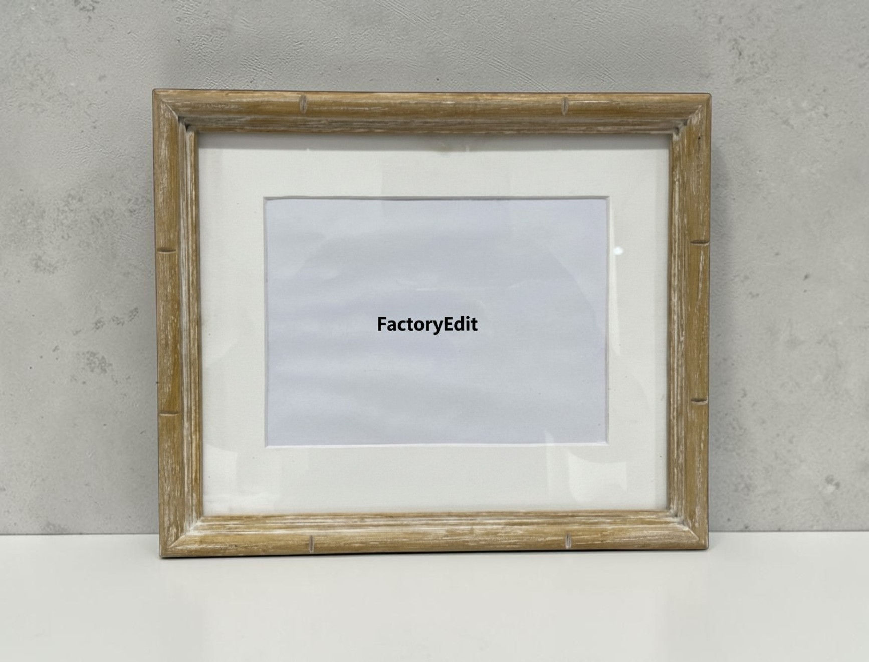 Rustic Wood Photo Frame