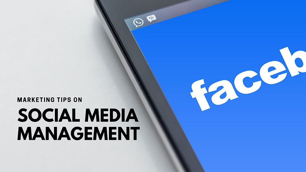 Marketing Tips on Social Media Management