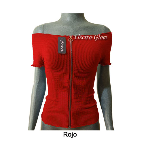 Paquete 10 Blusas Campesina Manga Corta con Cierre Jera