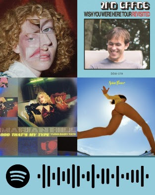 The Spotify code for the playlist