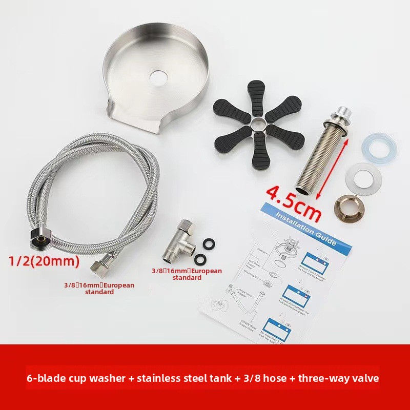 Miniaturbild: Stainless Steel Press-Type Cup Washer