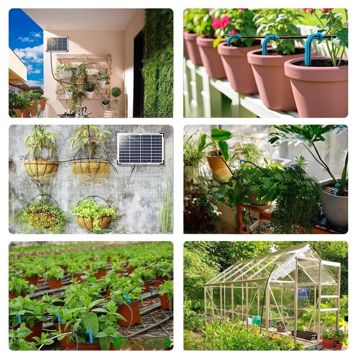 Solar Powered Automatic Drip Irrigation Kit