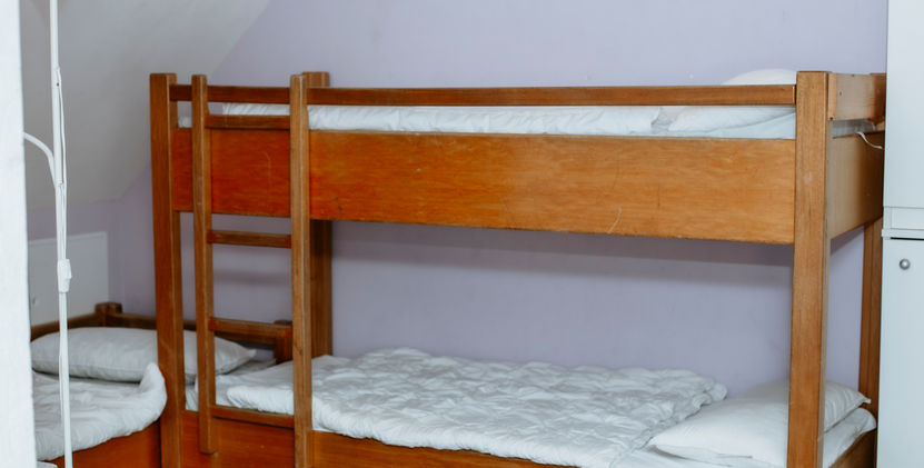 Hochbett in dem Zimmer "Morgensonne"