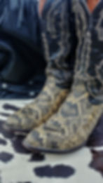 Rattlesnake Cowboy Boots Size 12D