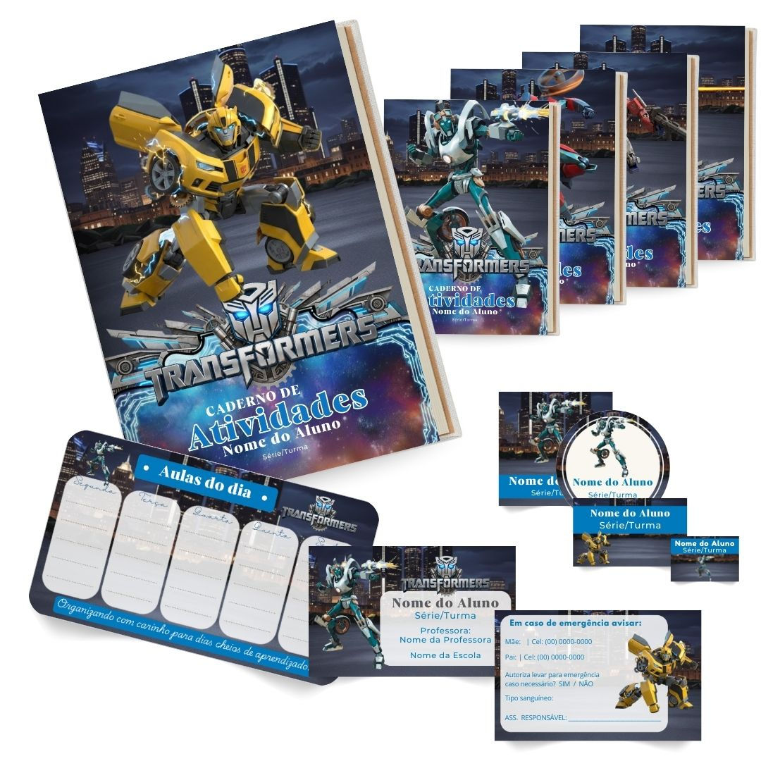 Kit Digital Escolar Transformers