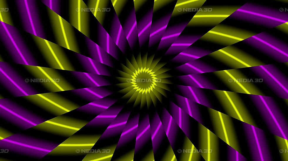 Thumbnail: BROKEN CIRCLE - PURPLE & YELLOW