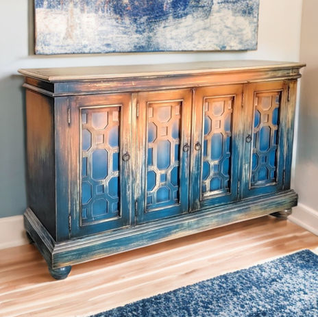 aparador de madera vintage