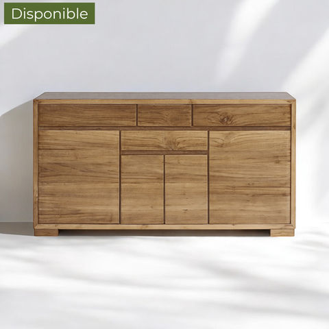 aparador nordic de madera maciza de teca