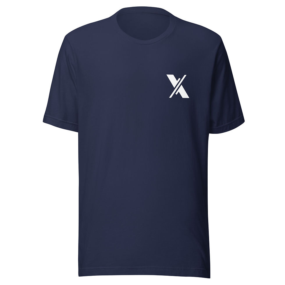 Thumbnail: Blue logo tee stock image