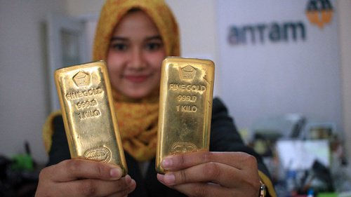PT Solid Gold Berjangka | Ekonomi Global Terancam Lesu, Harga Emas Antam Naik