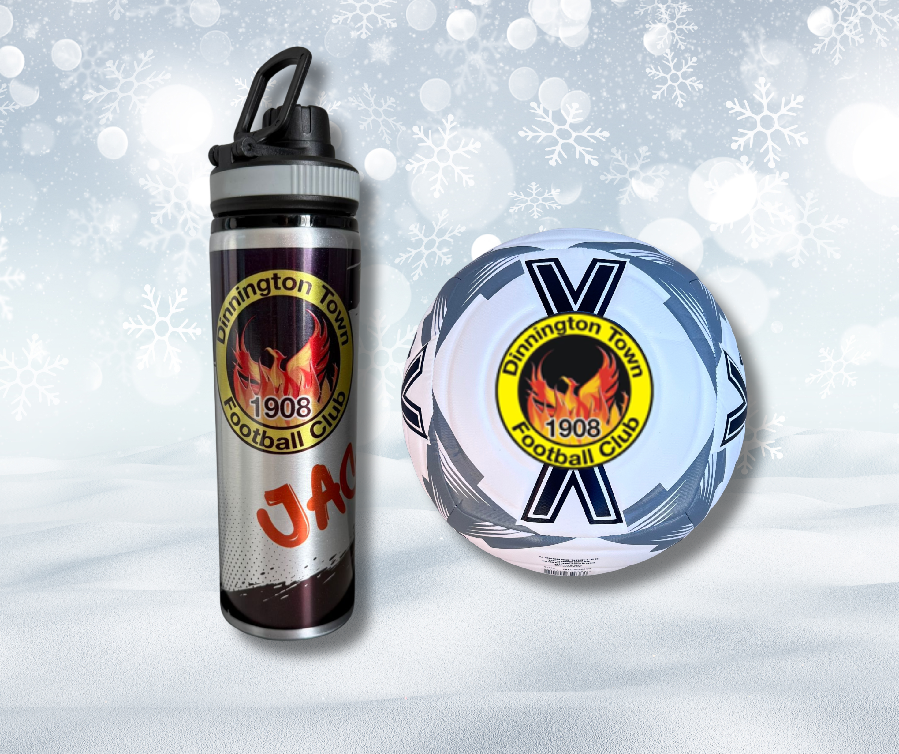Gift Bundle - Football / Water Bottle