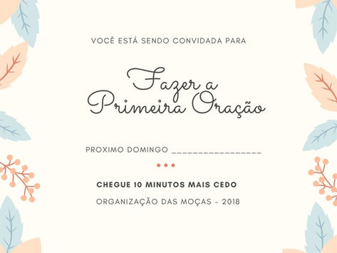 Designação de Domingo - M O Ç A S