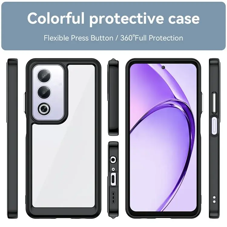 Thumbnail: Acrylic + Silicone Back Cover for Oppo A80 5G
