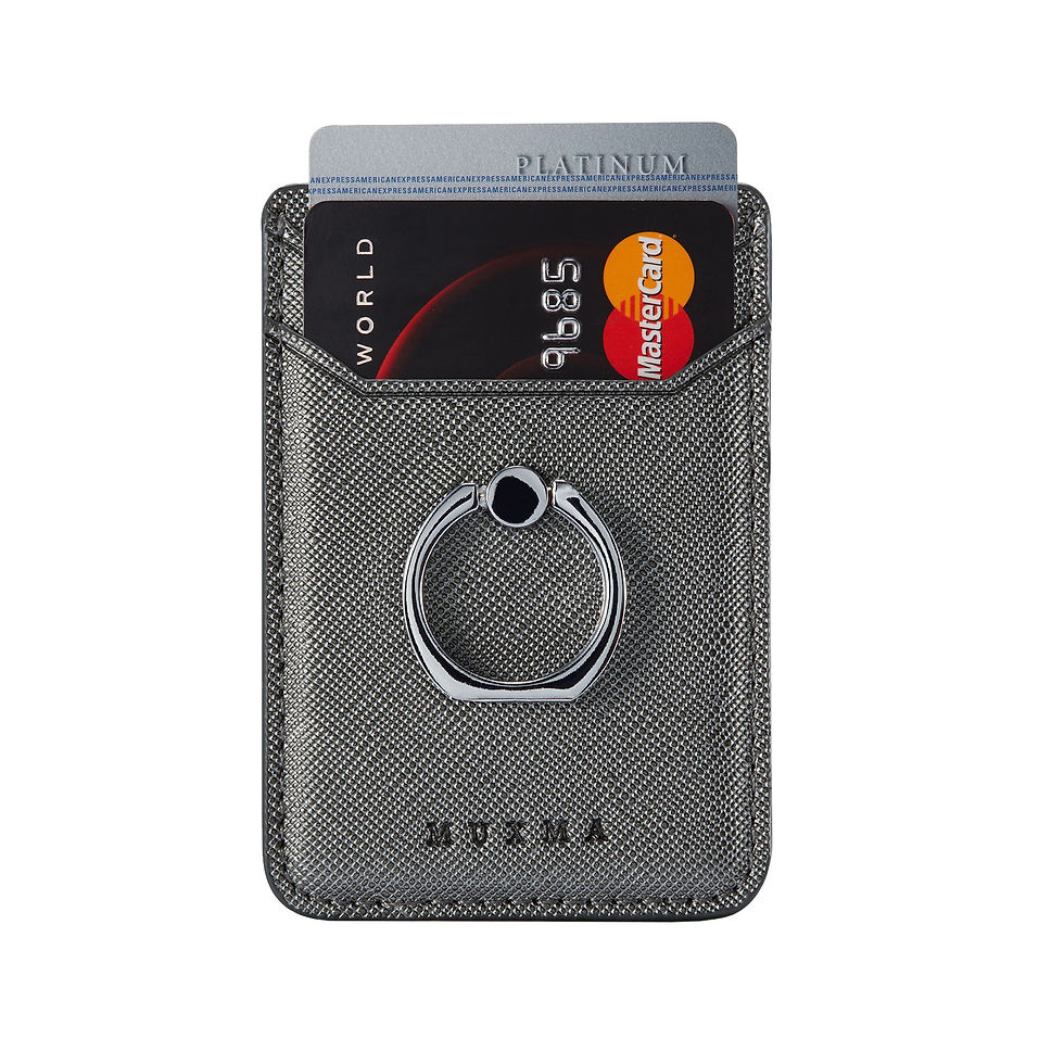 Thumbnail: Muxma RFID Blocking Card Holder w/ Ring