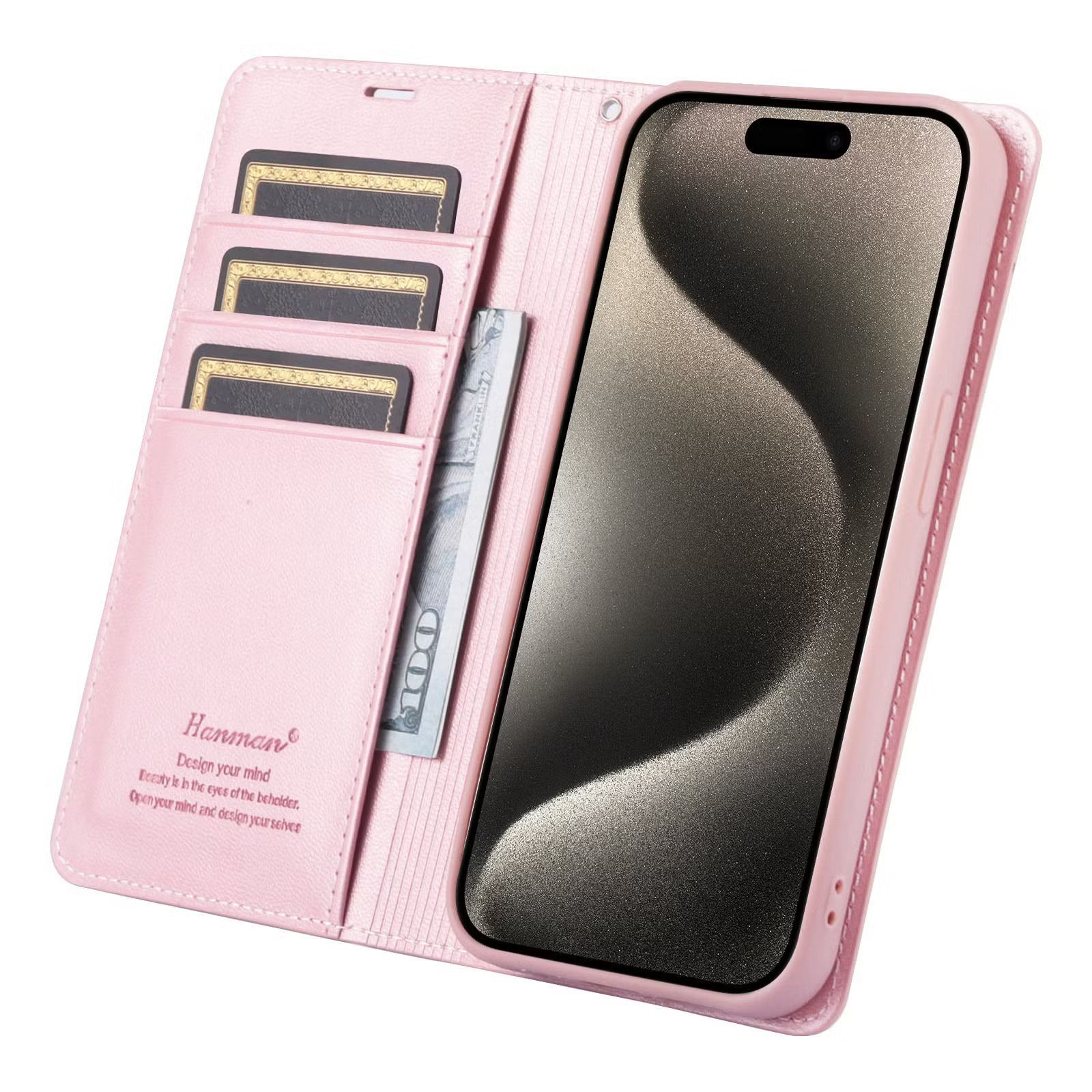 Hanman Minuo Wallet Case for iPhone 14 Pro Max