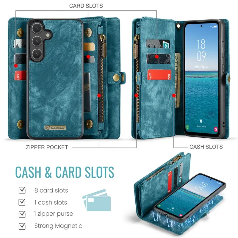 Thumbnail: Samsung S26 Plus CaseMe Detachable Wallet Case