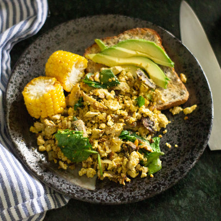 Tofu and Vegetable Scramble