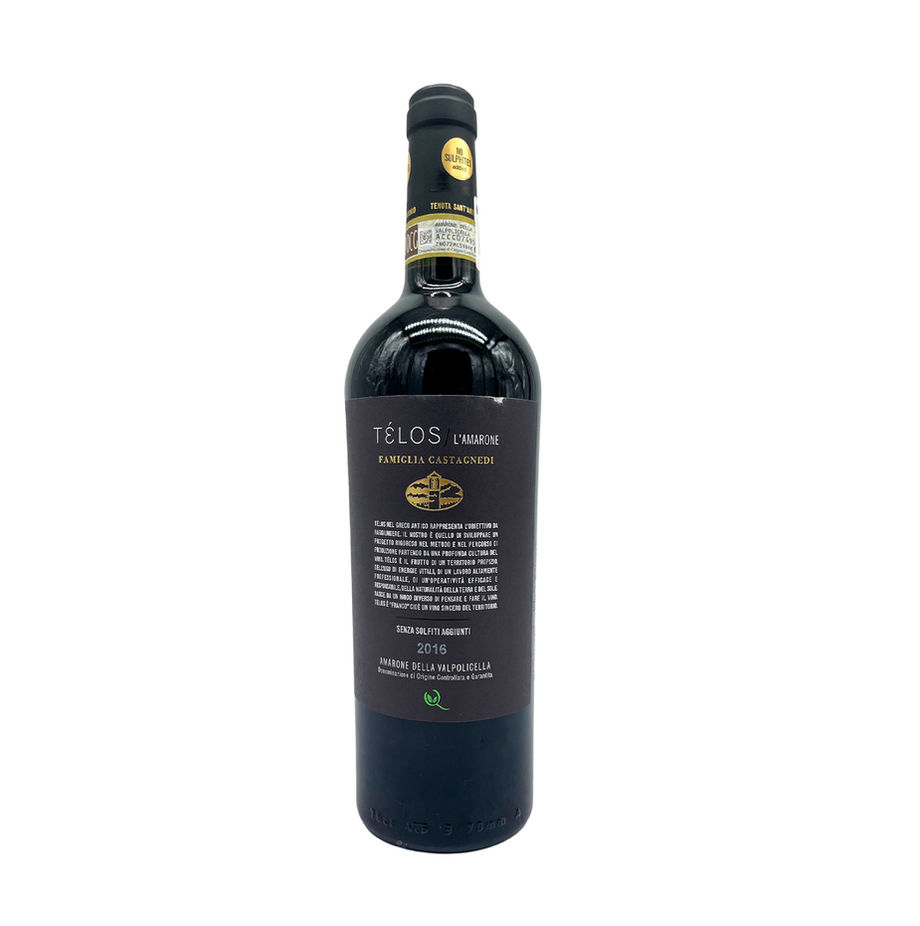 Telos Amarone della Valpolicella, vino Italiano, tinto, equilibrado