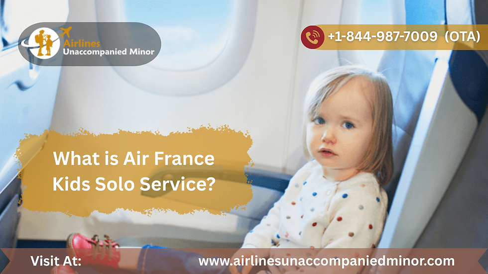 What is Air France Kids Solo Service?