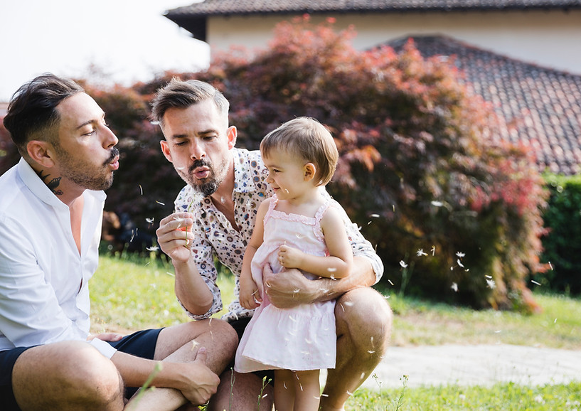 Gay Couple with Daughter