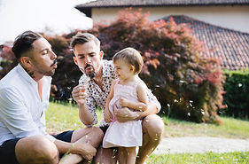 parents and child enjoying the outdoors
