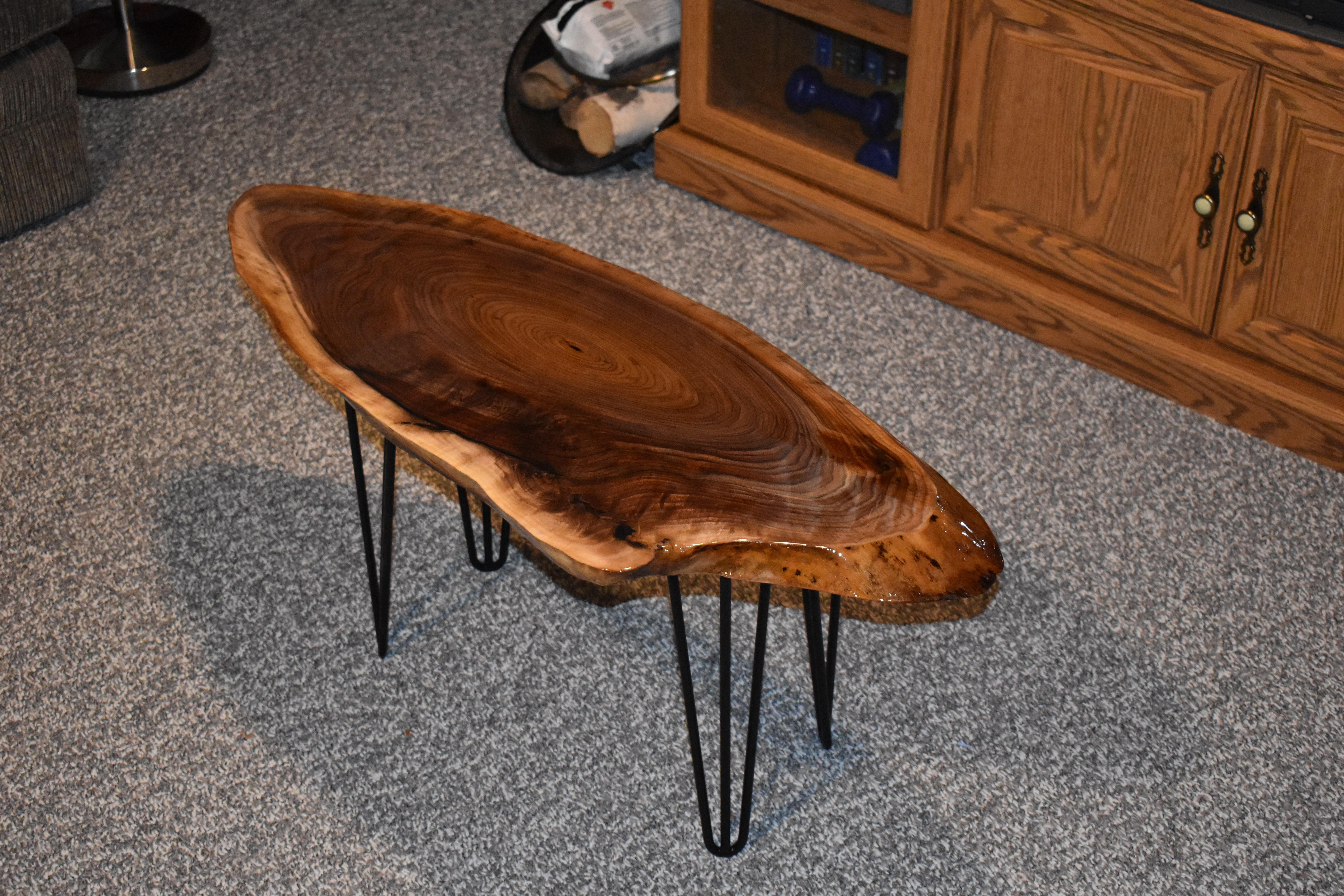 Walnut Slab Coffee/Side Table
