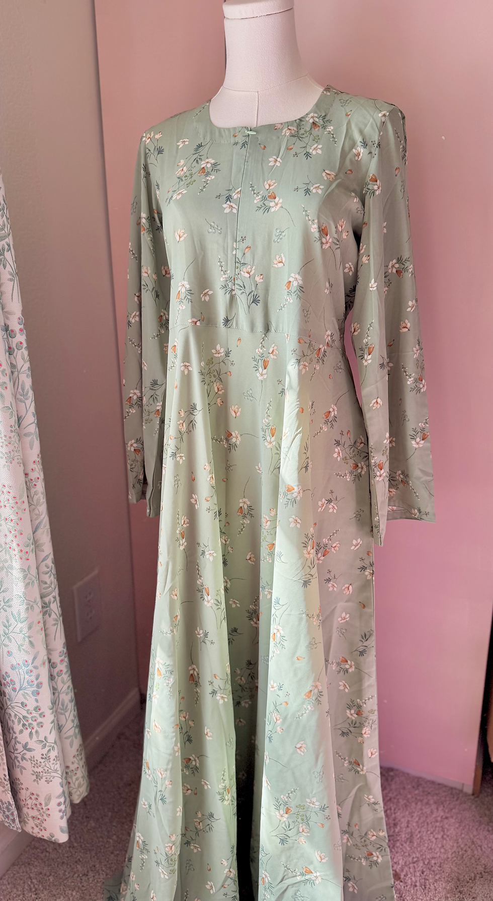 Thumbnail: Sage Bloom-Floral Georgette