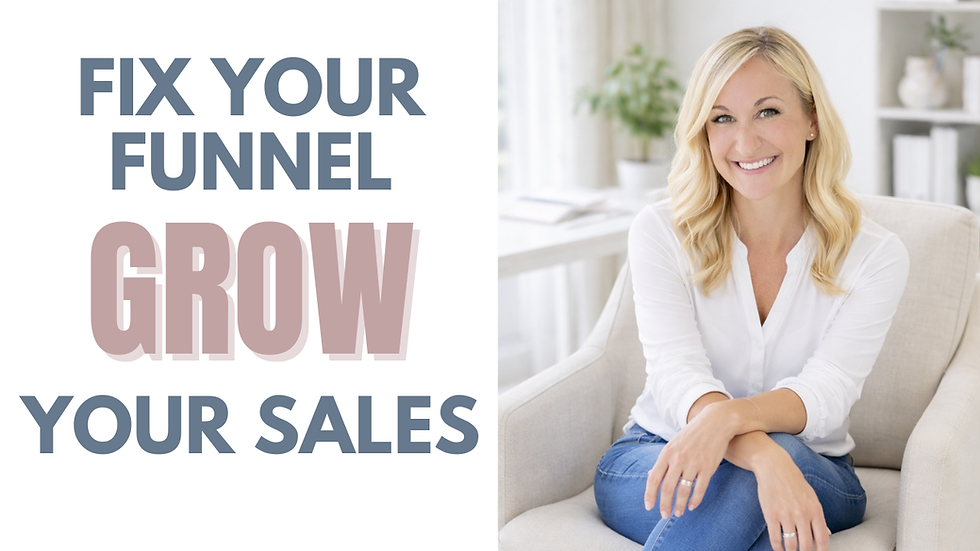 The 3 Most Common Funnel Leaks Draining Your Sales… and How to Fix Them FAST with Amy Traugh