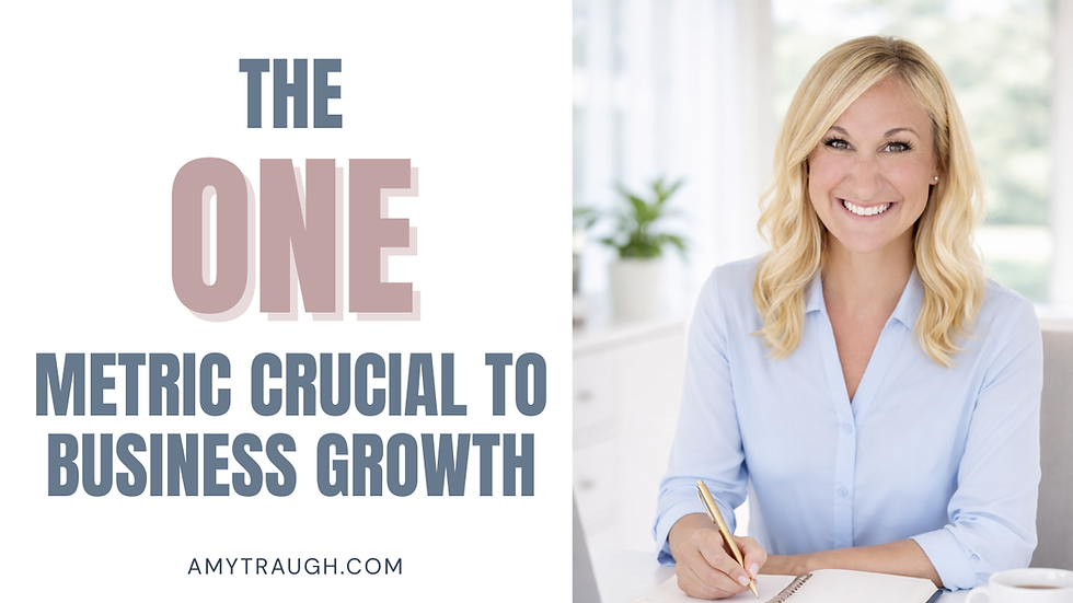 The ONE Metric Crucial to Business Growth with Amy Traugh