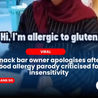Snack Bar Owner Apologises After Food Allergy Parody Criticised for Insensitivity