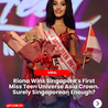 Riona Wins Singapore's First Miss Teen Universe Asia Crown. Surely Singaporean Enough?