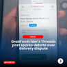 GrabFood rider's Threads post sparks debate over delivery dispute