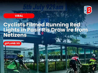 Cyclists Filmed Running Red Lights in Pasir Ris Draw Tre from Netizens