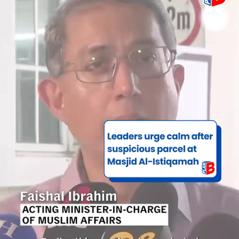 Pemimpin Seru Bertenang Selepas Penemuan Bungkusan Mencurigakan di Masjid Al-Istiqamah