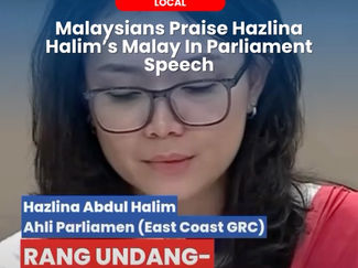 Malaysians Praise Hazlina Halim's Malay In Parliament Speech