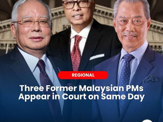 Three Former Malaysian PMs Appear in Court on Same Day