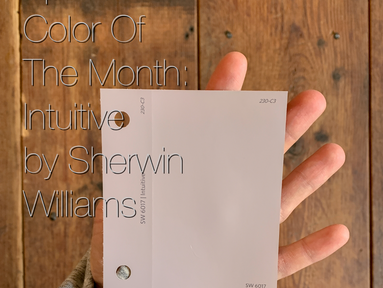 April Color Of The Month: Intuitive By Sherwin Williams
