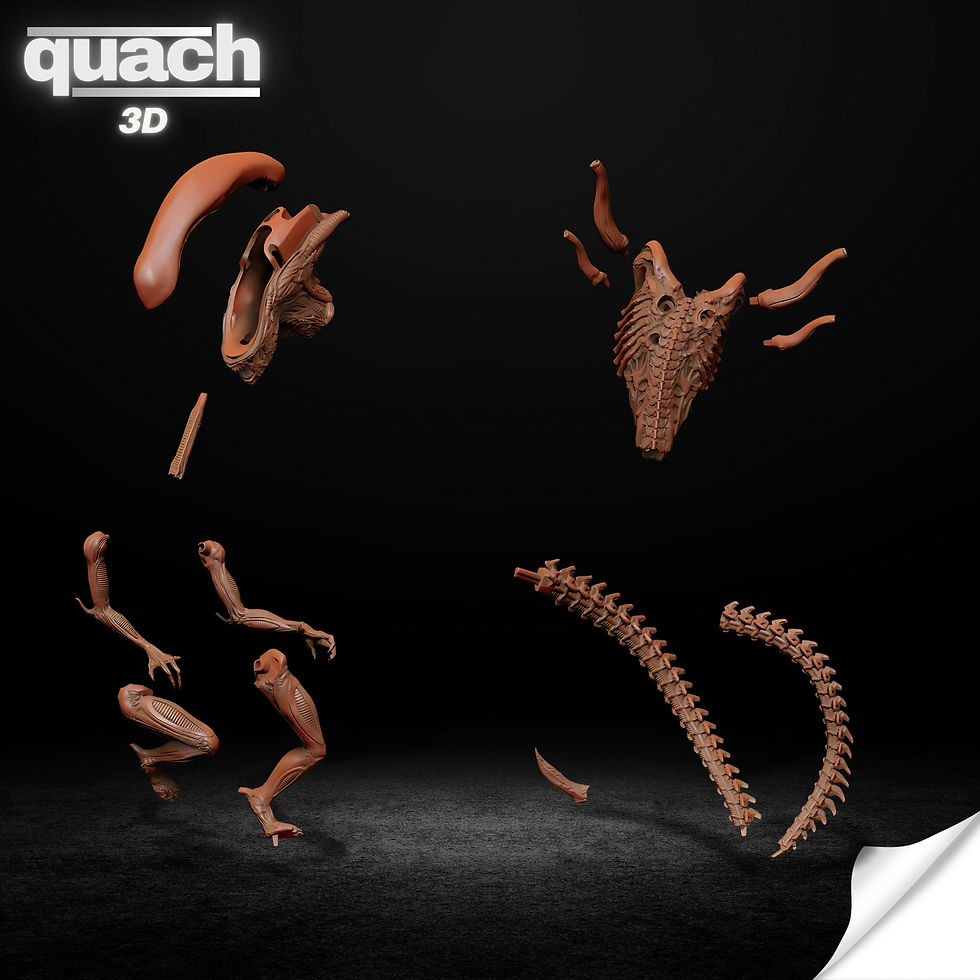 Küçük resim: Xenomorph Heykeli