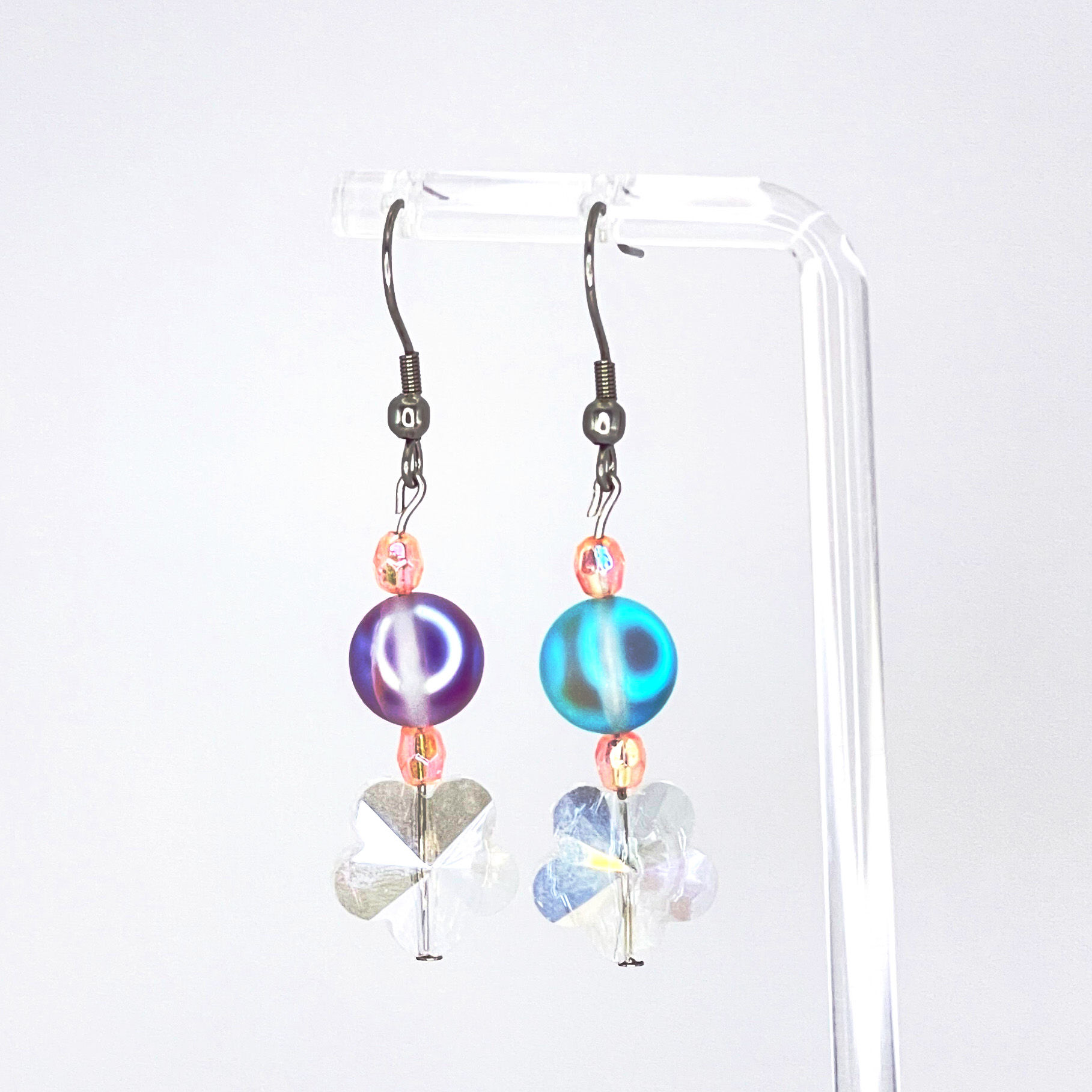 Iridescent Bouquet Earrings