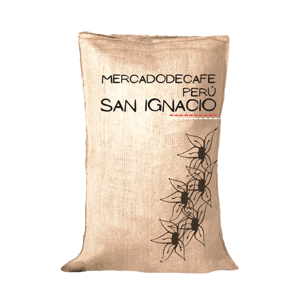San Ignacio -- Perú -- Café en grano verde.