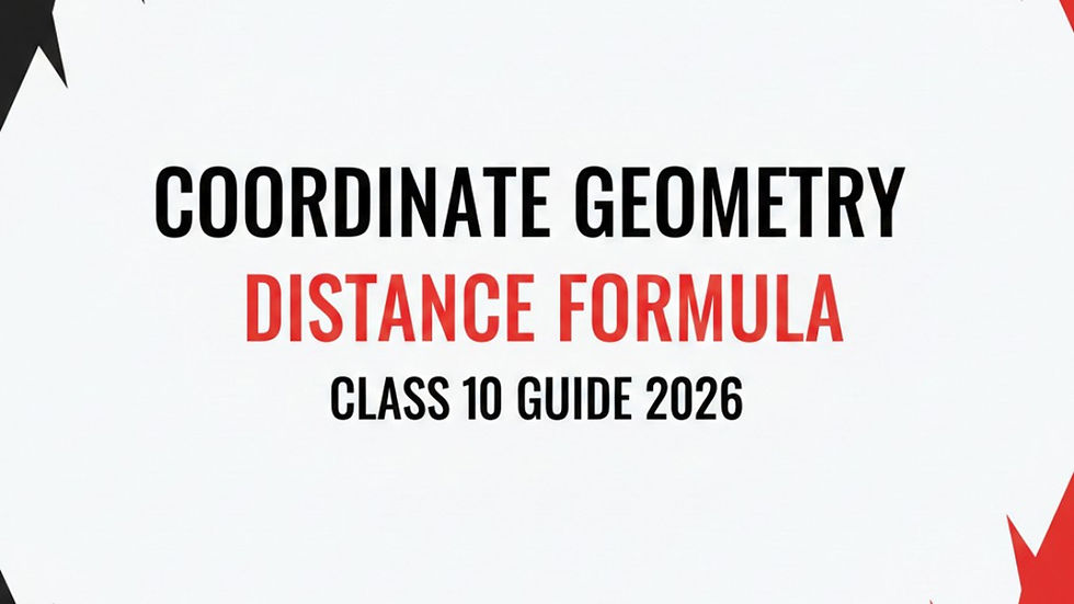 Distance Geomerty Coordinate Geometry Course & Stream Guide 2026: Mastering Distance ...
