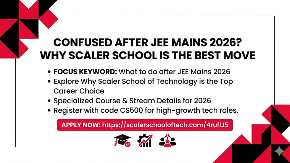 CONFUSED AFTER JEE MAINS 2026